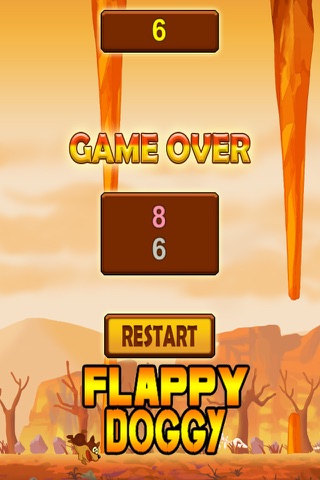 Flappy Doggy - Free Fun Game screenshot 2
