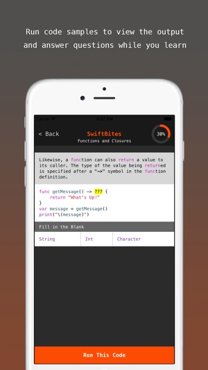 SwiftBites - Learn How to Code in Swift with Interactive Min(圖4)-速報App