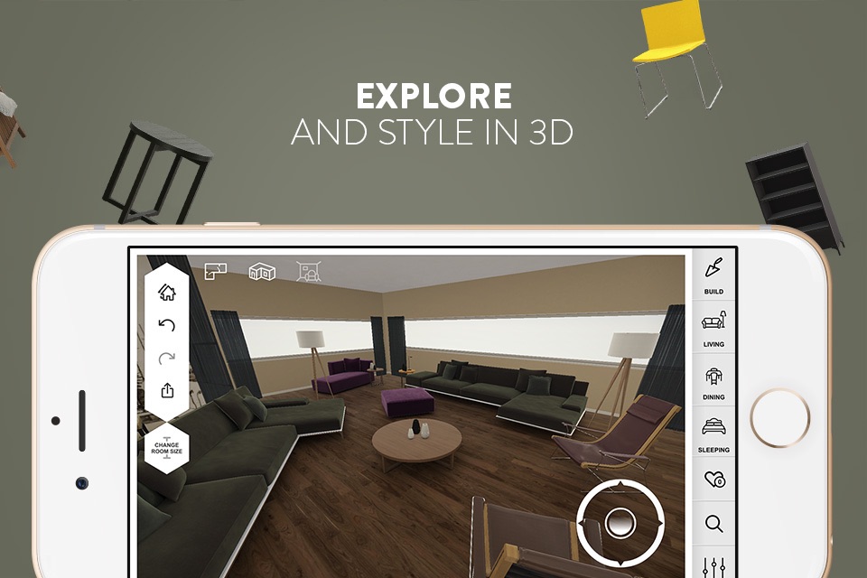 Amikasa - 3D Floor Planner with Augmented Reality screenshot 2