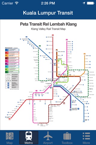 Kuala Lumpur Offline Map - City Metro Airport and Travel Plan screenshot 2