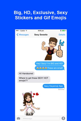 Sexy Keyemoji Free - Dirty Stickers and Gif Emojis Keyboard Christmas & New Year Version screenshot 3