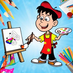 Toddlers Coloring Pages - Free Fun drawing pad