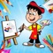 Toddlers Coloring Pages - Free Fun drawing pad