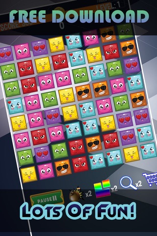 Smiley Smile - Play Match 3 Puzzle Game for FREE ! screenshot 2