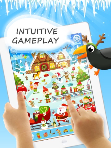 Find The Crow Winter HD FREE - hidden objects game for smart and attentive screenshot 2