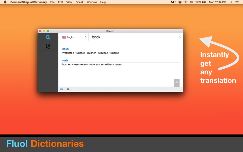 German Bilingual Dictionary - by Fluo! thumbnail 1