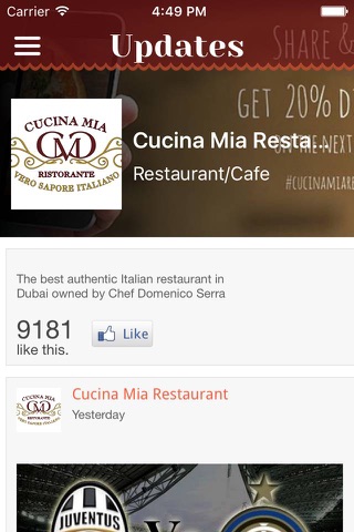 Cucina Mia screenshot 2