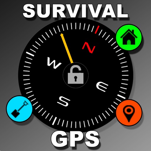 Military Survival GPS - Land Nav Compass, Tactical MGRS Grid Tool and Altimeter icon