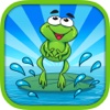 Froggy Jumper - Jump on bamboo leaves and don't let snake reach frog in flood