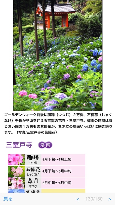 ぶらぶら京都　京都の花めぐり screenshot1