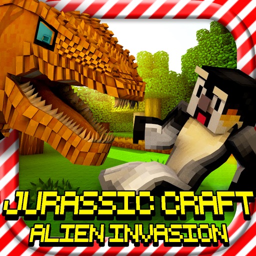 NEW JURASSIC CRAFT - ALIEN INVASION (Dinosaur Park Edition) icon