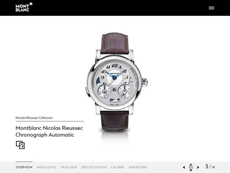 Montblanc Timepieces App