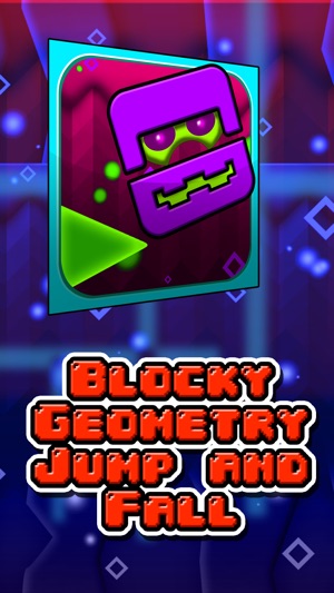 Blocky Geometry Jump and Fall(圖1)-速報App