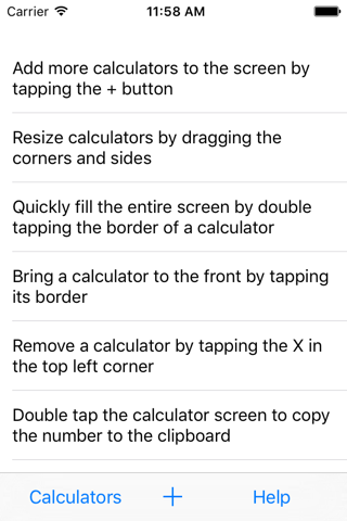 Multiple Resizable Calculators screenshot 4