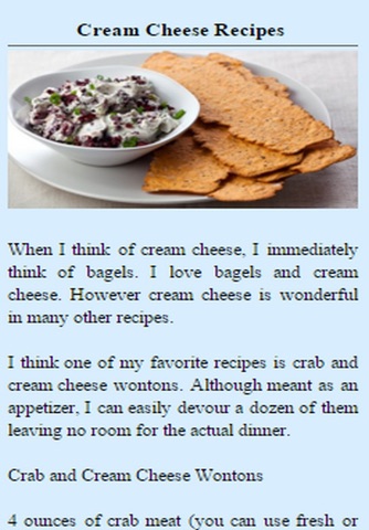 Cream Cheese Recipes screenshot 3