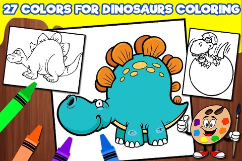 Dinosaurs Coloring Books For Kids screenshot 4
