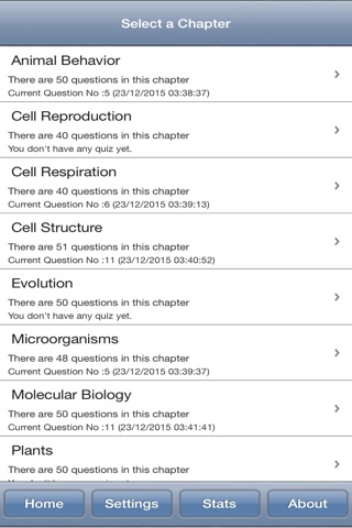 High School Biology Quiz screenshot 2