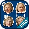 Hillary Emoji - Hillary Clinton Face Emojis on your Keyboard Pro