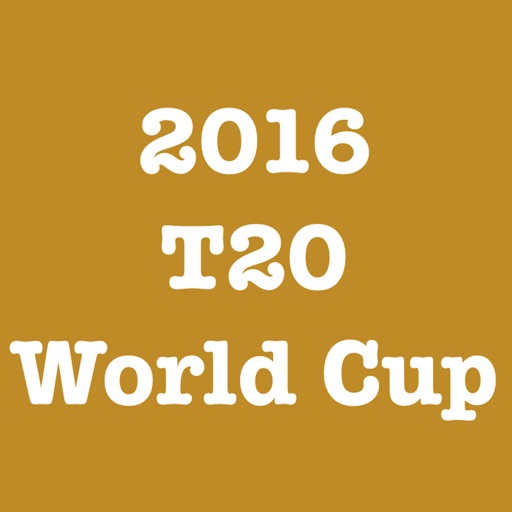 2016 T20 World Cup iOS App