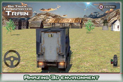 Big Truck Transporter Train screenshot 2