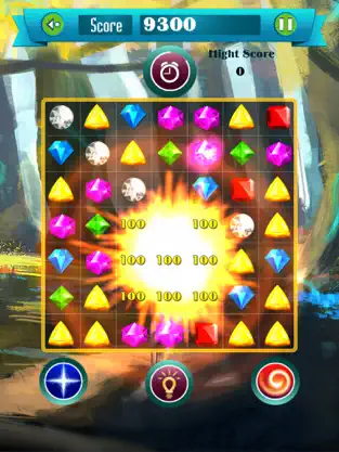 Screenshot 1 Jewel Star Match 3 Classic - Quest Mania Pop Edition iphone