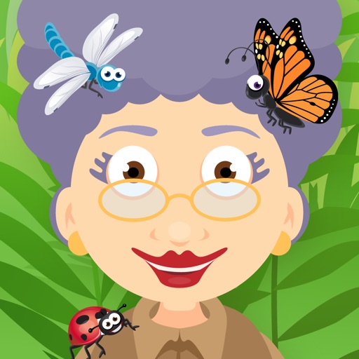 Grandma Loves Bugs Icon