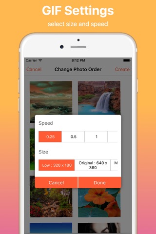 Create an GIF Using Multi Photos screenshot 4