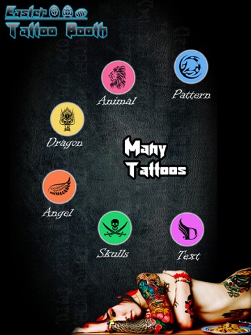 Screenshot of Tattoo Booth - Your Body Art Ink Idea & Color Tats Photo Editor