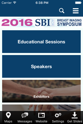 SBI/ACR Symposium 2016 screenshot 2