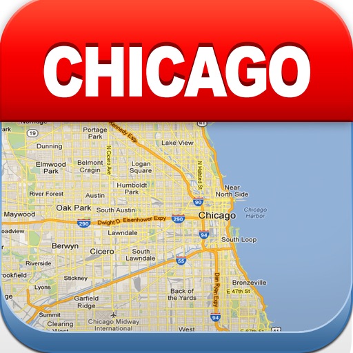 Chicago Offline Map - City Metro Airport icon