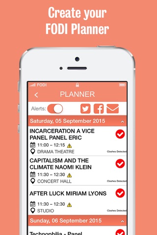 Festival of Dangerous Ideas 2015 Planner screenshot 3