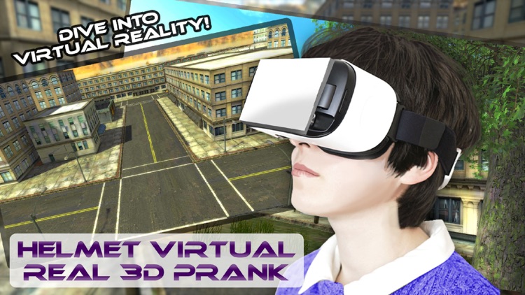 Helmet Virtual Real 3D Prank