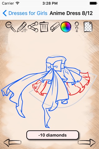 Easy To Draw Dresses For Dolls screenshot 3