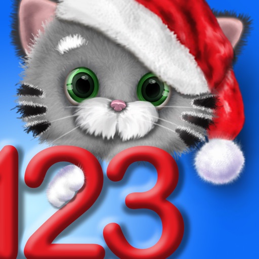 Fun Math Kitty Cat 123 – Learn to Count & Write Numbers - Christmas Edition icon