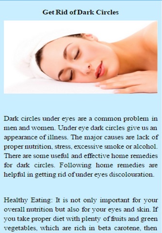 Home Remedies For Dark Circles screenshot 3