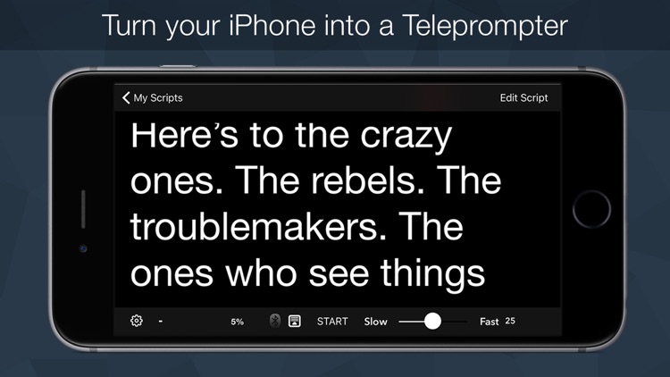 Teleprompter Pro - Script, Speech and Lyrics Prompter +