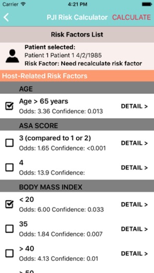 PJI Risk Calculator(圖4)-速報App