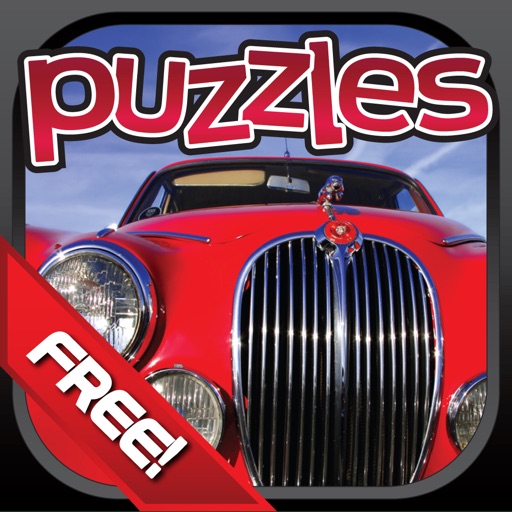 Classic Cars Puzzle - Streets and Town Backgrounds