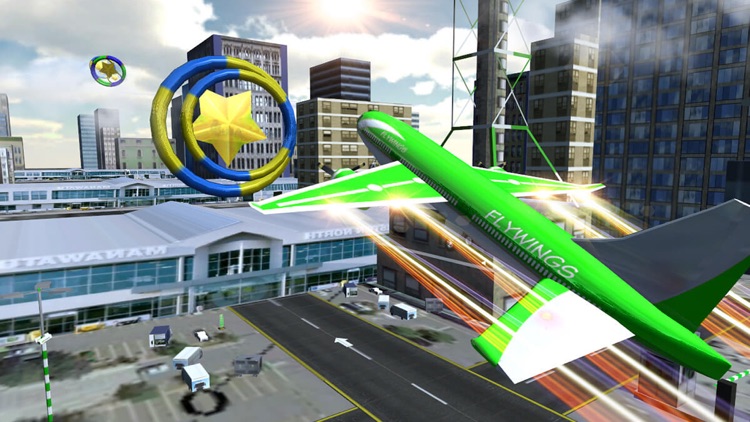 3D AirPLane Flight Sim Flying AirCraft Simulator 2 screenshot-4