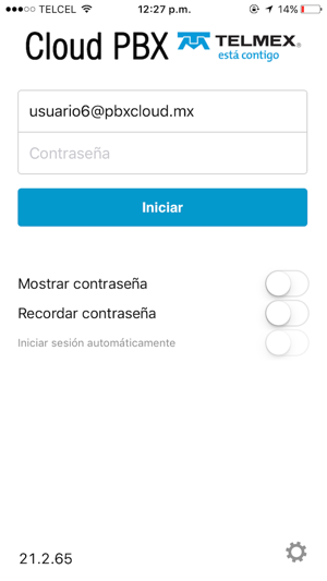 CloudPBX Mobile 1.2