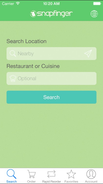 Snapfinger - Food Ordering
