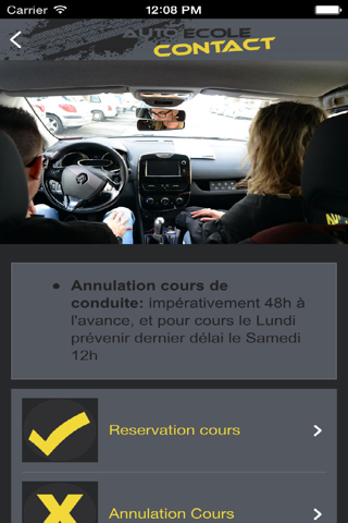 Auto Ecole Contact screenshot 4