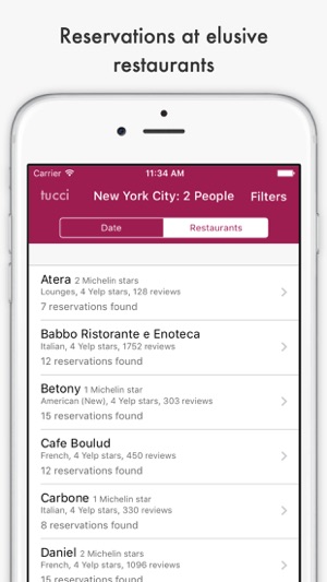 Tucci - Reservations at Elusive Restaurants(圖1)-速報App