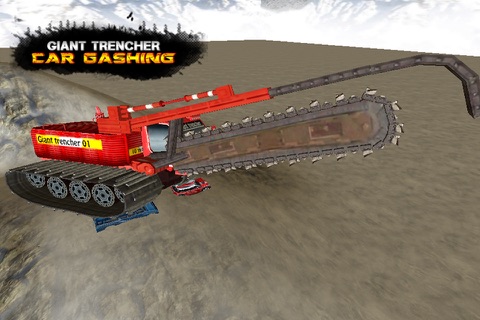 Giant Trencher Car Gashing screenshot 3