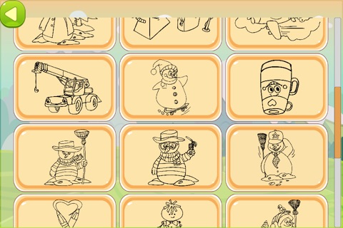 Snowman Game : Coloring Book screenshot 4