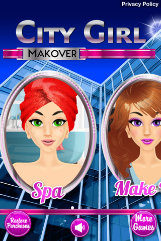 City Girl Makeover - Makeup Girls Spa & Kids Games - náhled