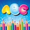 ABC Alphabet Coloring Book Pages Game for Preschool