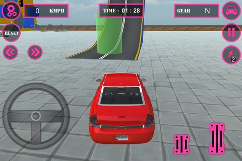 Sky Stunt Extreme Racing Driving Game screenshot 2