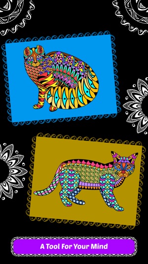 Creative Cats Art Class-Stress Relieving Coloring Books for (圖4)-速報App