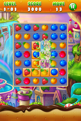 Puzzle Fruit Blitz Match 3 - Fruit Connection screenshot 3